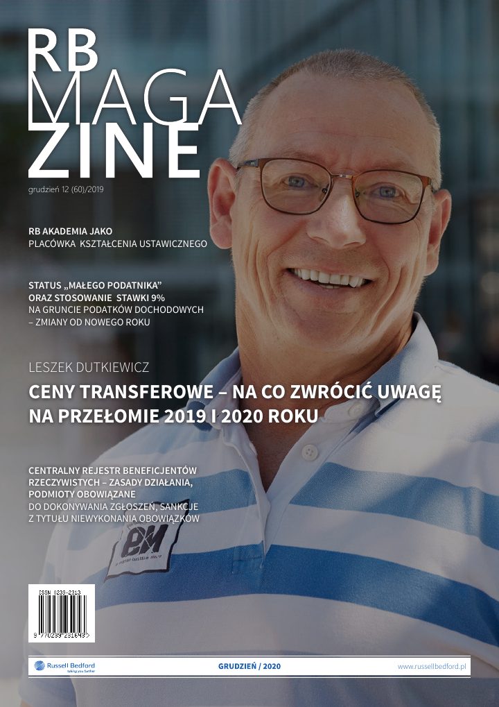Okładka RB Magazine nr 60